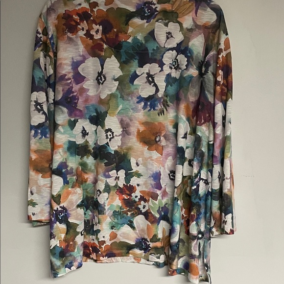 NWOT Alfred Dunner Women's Floral Blouse - Multicolor - Picture 6 of 6